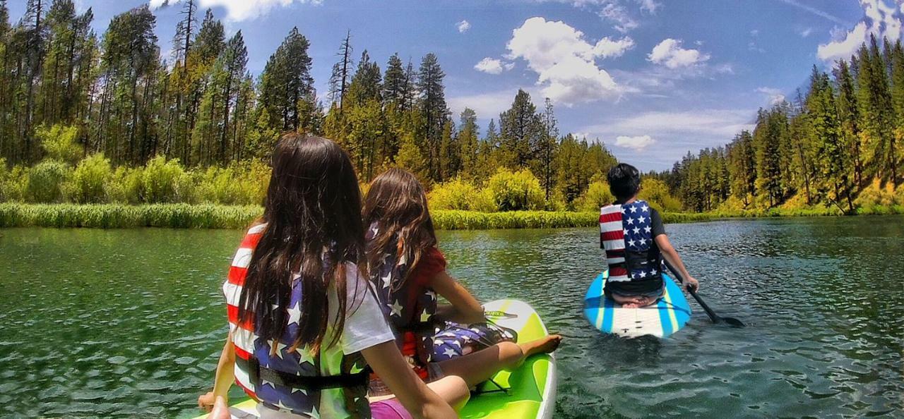 Bend-Sunriver Camping Resort Studio Cabin 6 エクステリア 写真